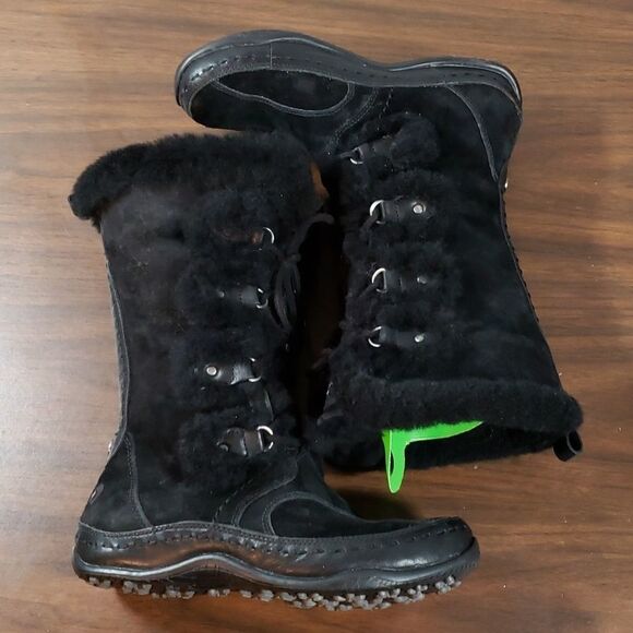 THE NORTH FACE Abby III Tall Sherpa‎ Primaloft 200g Lined Winter Boot Size 6 - Picture 3 of 11